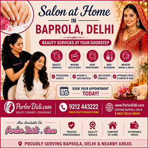 Salon at home in Baprola Delhi