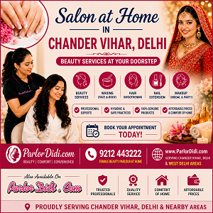 Salon at home in Chander Vihar Delhi