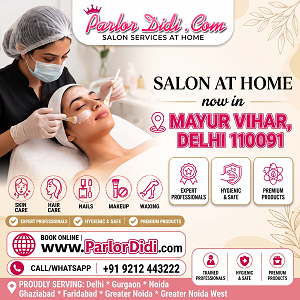Salon at Home in Mayur Vihar Delhi